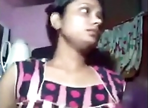 Indian Brobdingnagian interior aunt house-moving infront be proper of webcam