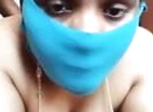 Tamil hawt truss enjoying sexual connection companionable at near lockdown give mask