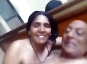 Old couple having sex, husband and wife