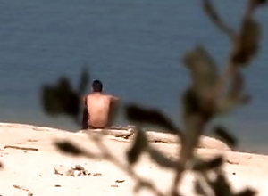 A stranger falls for Jotade's big cock at the nudist beach