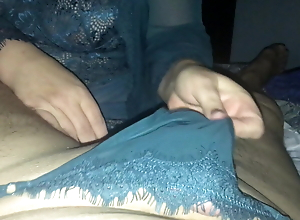 Another woman puts me in her sexy thong panties