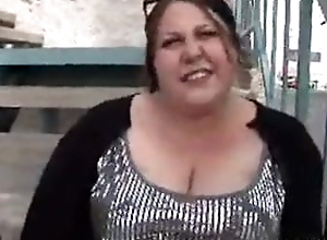 Pretty ssbbw met on the street taken home and fucked
