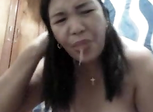 My Filipina girl in a disgusting video call