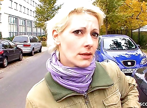 Shy German Housewife Picked Up for Porn Casting Sex Without Condom