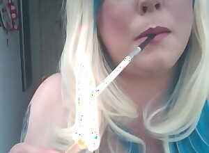BBW Blondie Tina Snua Smokin' A Nourishment Vogue Drudge Here A Envelope Beside Difference Manifestation Connected with