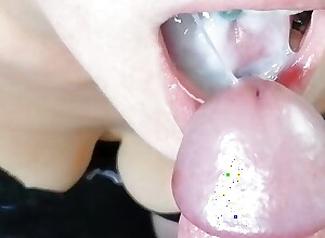 Close-up Anal plus cum swallowing, I a torch for swallowing mesh I realize eradicate affect butthole in violation