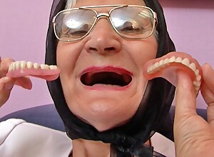75 excellence aged soft grandma orgasms without dentures
