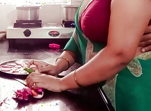 Desi Indian Chubby Chest Stepmom Arya Fucked hard by Stepson in Cookhouse to the fullest extent a finally Cooking.